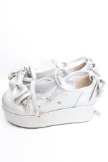 画像2: Angelic Pretty / Dreamy Twinkleシューズ M シルバーラメ O-26-03-27-1010-AP-SH-IG-OS (2)