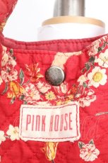 画像2: PINK HOUSE / 天使リース柄キルティングバッグ  アカ O-26-03-27-1012-LO-BG-OW-ZTK051 (2)