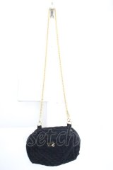 PINK HOUSE / ゴールドチェーン使いキルティングポシェット  ブルー O-26-03-27-1014-LO-BG-OW-OS