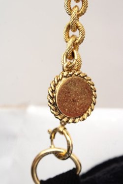 画像4: PINK HOUSE / ゴールドチェーン使いキルティングポシェット  ブルー O-26-03-27-1014-LO-BG-OW-OS