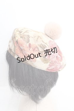 画像2: Kurumi Collaboration / ノエル・ド・メモワール　ベレー帽  ベージュ O-26-03-27-1017-GO-AC-IG-OS