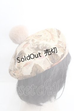 画像4: Kurumi Collaboration / ノエル・ド・メモワール　ベレー帽  ベージュ O-26-03-27-1017-GO-AC-IG-OS