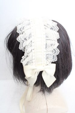 画像2: metamorphose / Tea Time レースヘッドドレス  生成り O-26-03-27-1021-ME-AC-IG-OS