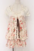 LIZ LISA / フラワーレースホルターミニワンピース F ピンクｘシロ O-26-03-27-065-LO-OP-YM-OS