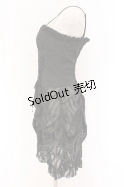 画像3: BPN / ストライプシフォンビスチェワンピース M ブラック O-26-03-27-066-GO-TO-OW-OS