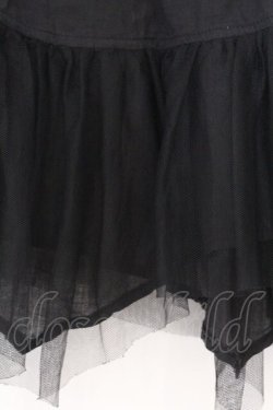 画像2: ALGONQUINS / インナーチュールスカート F ブラック O-26-03-27-012-AL-SK-IG-OS