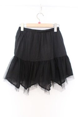 画像3: ALGONQUINS / インナーチュールスカート F ブラック O-26-03-27-012-AL-SK-IG-OS