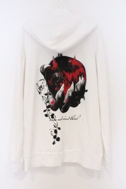 画像3: SEX POT ReVeNGe / アップルptZIPパーカー  ホワイト O-26-03-27-002-SP-TO-OW-OS