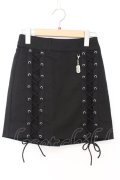 NieR Clothing / DOUBLE BELT BRAID BLACK SKIRT【ロゴチャーム付き】 スカート  ブラック O-26-03-27-022-PU-SK-IG-OS