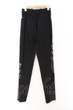画像3: NieR Clothing / サイドレースアップパンツ  ブラック チェーンレースアップ O-26-03-27-023-PU-PA-IG-OS