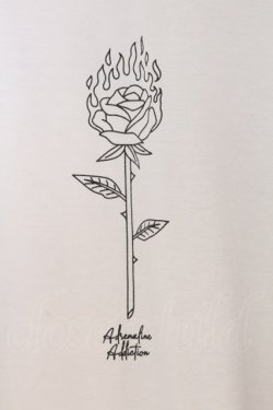 画像2: HELL CAT PUNKS / 切り替えアシメビッグTシャツ  ブラック×ホワイト O-26-03-27-003-PU-TO-OW-OS