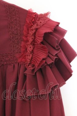 画像2: 星箱works / 七色ワルツフリルブラウス  アカ O-26-03-27-028-PU-BL-IG-OS