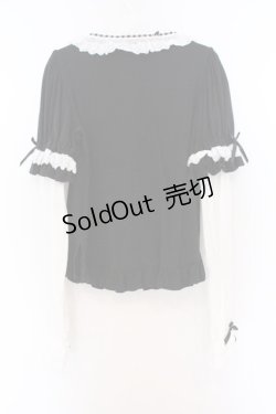 画像3: Angelic Pretty / クラシック付け袖カットソー  クロ×シロ O-26-03-27-029-AP-TO-IG-OS