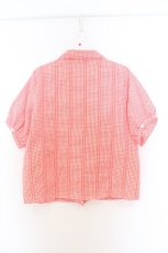 画像3: LEBECCA boutique / 太陽が射すチェックブラウス F アカ O-26-03-27-032-EL-BL-OW-OS (3)