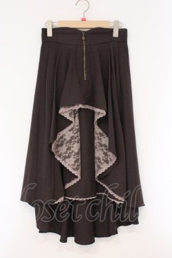 画像1: axes femme / バイカラースカート F ブラウン O-26-03-29-001-AX-SK-YM-OS