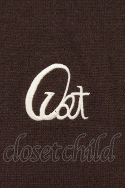 画像2: axes femme / ロゴ刺繍ボリューム袖ニット F ブラウン O-26-03-29-039-AX-TO-YM-OS