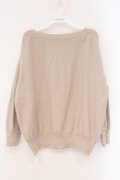 axes femme / バルーンスリーブニット M ベージュ O-26-03-29-040-AX-TO-YM-OS