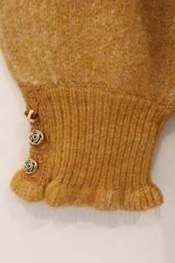 画像2: axes femme / クルーネックリブニット F イエロー O-26-03-29-042-AX-TO-YM-OS