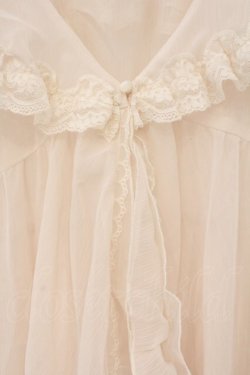 画像2: axes femme / レース×チュール楊柳ガウン F ベージュ O-26-03-29-047-AX-TO-YM-OS