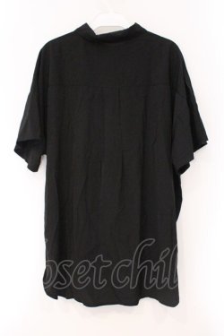 画像3: axes femme / 刺繍入り半袖ワイドブラウス F クロ O-26-03-29-054-AX-BL-YM-OS