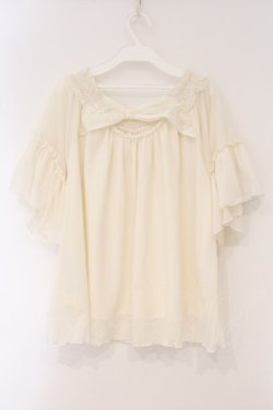 画像3: axes femme / バックシャンエスパンディプルオーバー M アイボリー O-26-03-29-058-AX-TO-YM-OS