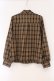 画像3: axes femme / リボンタイチェックシャツ F ブラウン O-26-03-29-062-AX-BL-YM-OS (3)