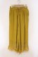 画像1: axes femme / 裾レース楊柳ワイドパンツ F イエロー O-26-03-29-063-AX-PA-YM-OS (1)