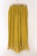 画像3: axes femme / 裾レース楊柳ワイドパンツ F イエロー O-26-03-29-063-AX-PA-YM-OS (3)