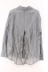 画像3: axes femme / サテンワイドシャツ  ライトグレー O-26-03-29-067-AX-BL-YM-OS (3)