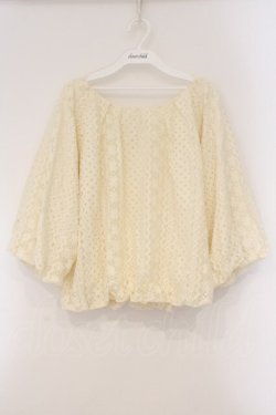 画像1: axes femme / 総ジャガードワイドトップス  アイボリー O-26-03-29-072-AX-TO-YM-OS