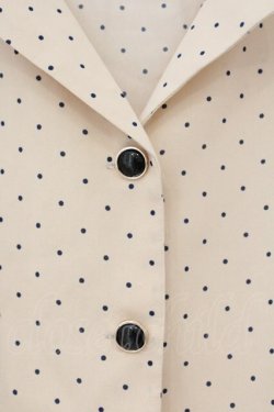 画像2: axes femme / 開き襟ドットシャツ M ピンクベージュ O-26-03-29-075-AX-BL-YM-OS