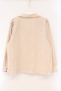 画像3: axes femme / 開き襟ドットシャツ M ピンクベージュ O-26-03-29-075-AX-BL-YM-OS