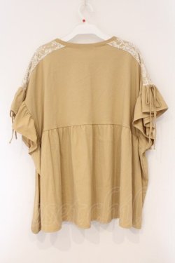 画像3: axes femme / レース配色チュニック F ベージュ O-26-03-29-077-AX-TO-YM-OS