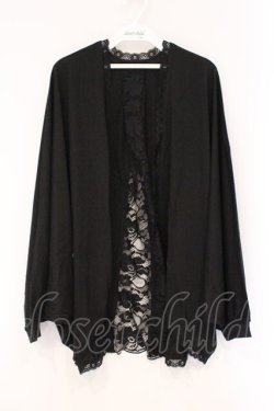 画像1: axes femme / UVカットドルマンカーディガン F クロ O-26-03-29-079-AX-TO-YM-OS