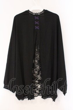 画像2: axes femme / UVカットドルマンカーディガン F クロ O-26-03-29-079-AX-TO-YM-OS