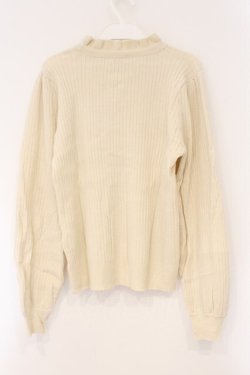 画像3: axes femme / リボン付きニット F アイボリー O-26-03-29-080-AX-TO-YM-OS