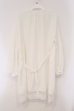 画像3: axes femme / 裾レース切替シャツチュニック M シロ O-26-03-29-084-AX-TO-YM-OS