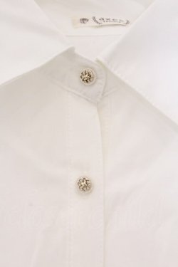 画像2: axes femme / ギャザーワイドバルーンブラウス F シロ O-26-03-29-085-AX-BL-YM-OS