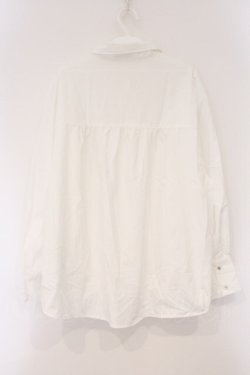 画像3: axes femme / ギャザーワイドバルーンブラウス F シロ O-26-03-29-085-AX-BL-YM-OS