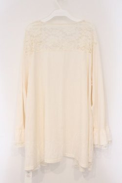 画像3: axes femme / レース重ねUVトッパーカーデ 3L シロ O-26-03-29-088-AX-TO-YM-OS