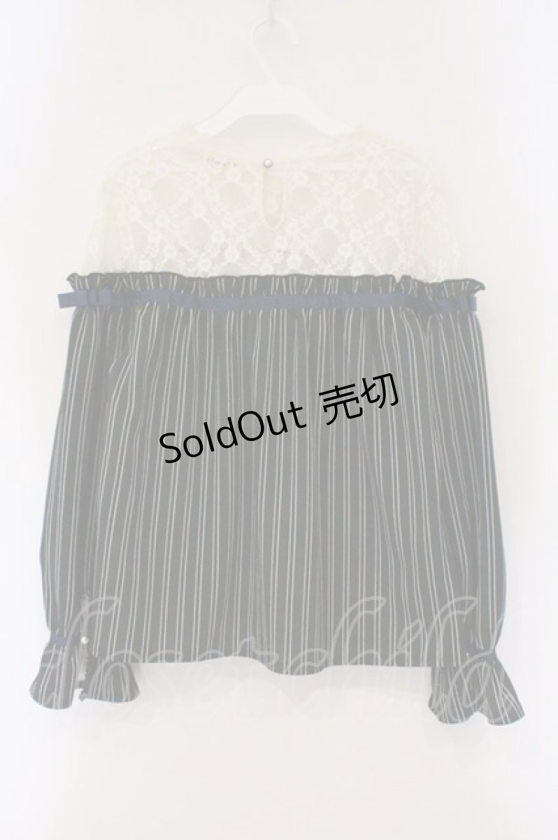 画像3: axes femme / レース切替レジメカットプルオーバー M グリーン O-26-03-29-092-AX-TO-OW-OS (3)