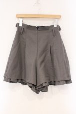 画像1: axes femme / タック入りフレアキュロット M グレー O-26-03-29-096-AX-PA-OW-ZT320 (1)