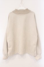 画像3: axes femme / カットスエードジッププルオーバー F ベージュ O-26-03-29-010-AX-TO-YM-ZT009 (3)