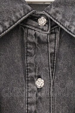 画像2: axes femme / リボンセットデニムシャツ F クロ O-26-03-29-101-AX-TO-OW-OS