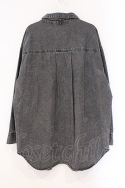 画像3: axes femme / リボンセットデニムシャツ F クロ O-26-03-29-101-AX-TO-OW-OS