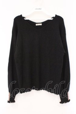 画像1: axes femme / メローウォッシャブルニット F クロ O-26-03-29-011-AX-TO-YM-OS