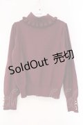 axes femme / タートルネックニット M ワイン O-26-03-29-012-AX-TO-YM-OS