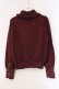 画像3: axes femme / タートルネックニット M ワイン O-26-03-29-012-AX-TO-YM-OS (3)