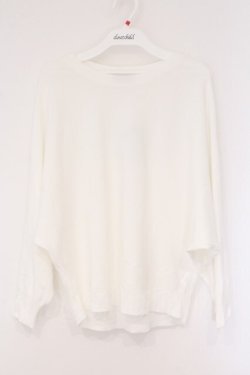 画像1: axes femme / ドルマンニットトップス F シロ O-26-03-29-002-AX-TO-YM-OS