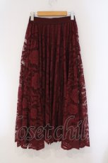 画像3: axes femme / レースサーキュラースカート F ワイン O-26-03-29-015-AX-SK-YM-ZT320 (3)
